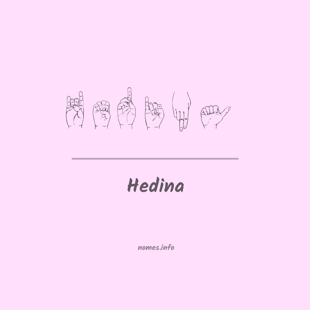 Hedina em Libras