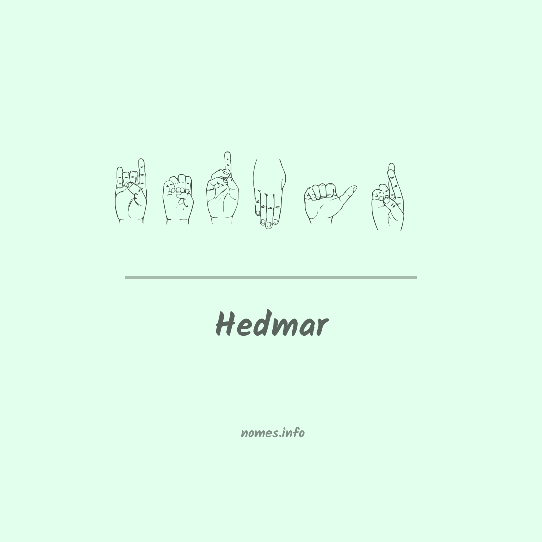 Hedmar em Libras