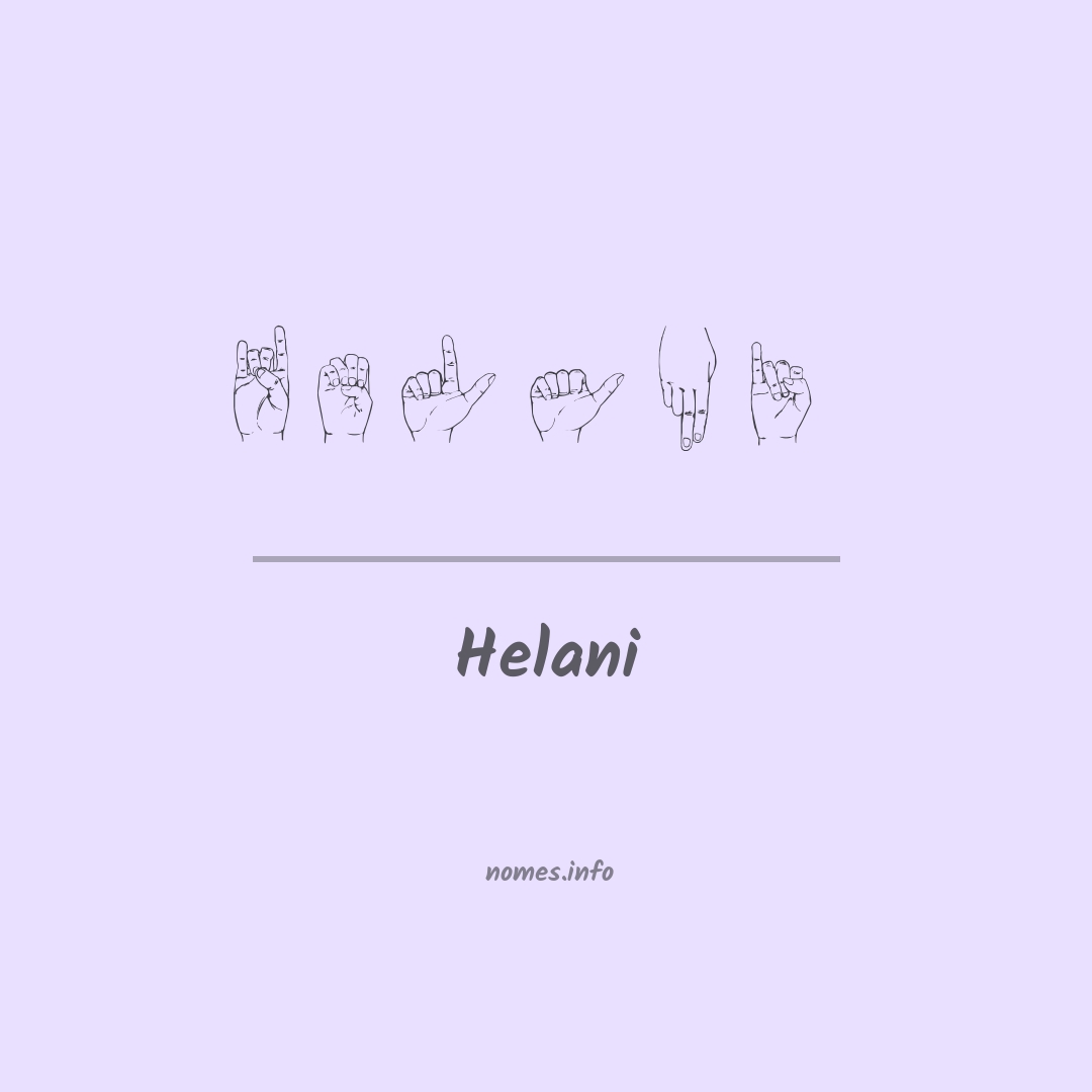 Helani em Libras