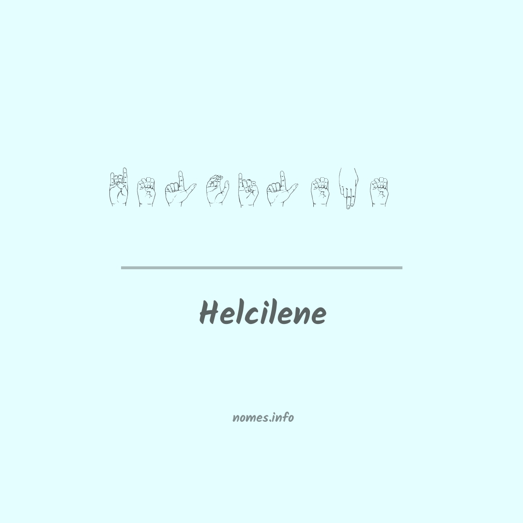 Helcilene em Libras