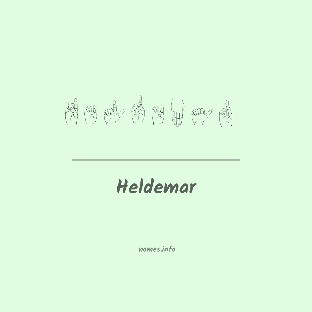 Heldemar em Libras