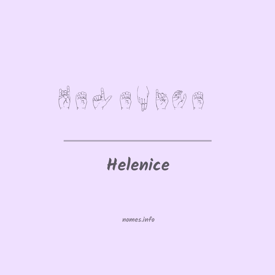 Helenice em Libras
