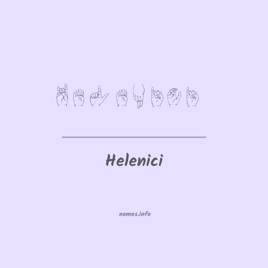 Helenici em Libras