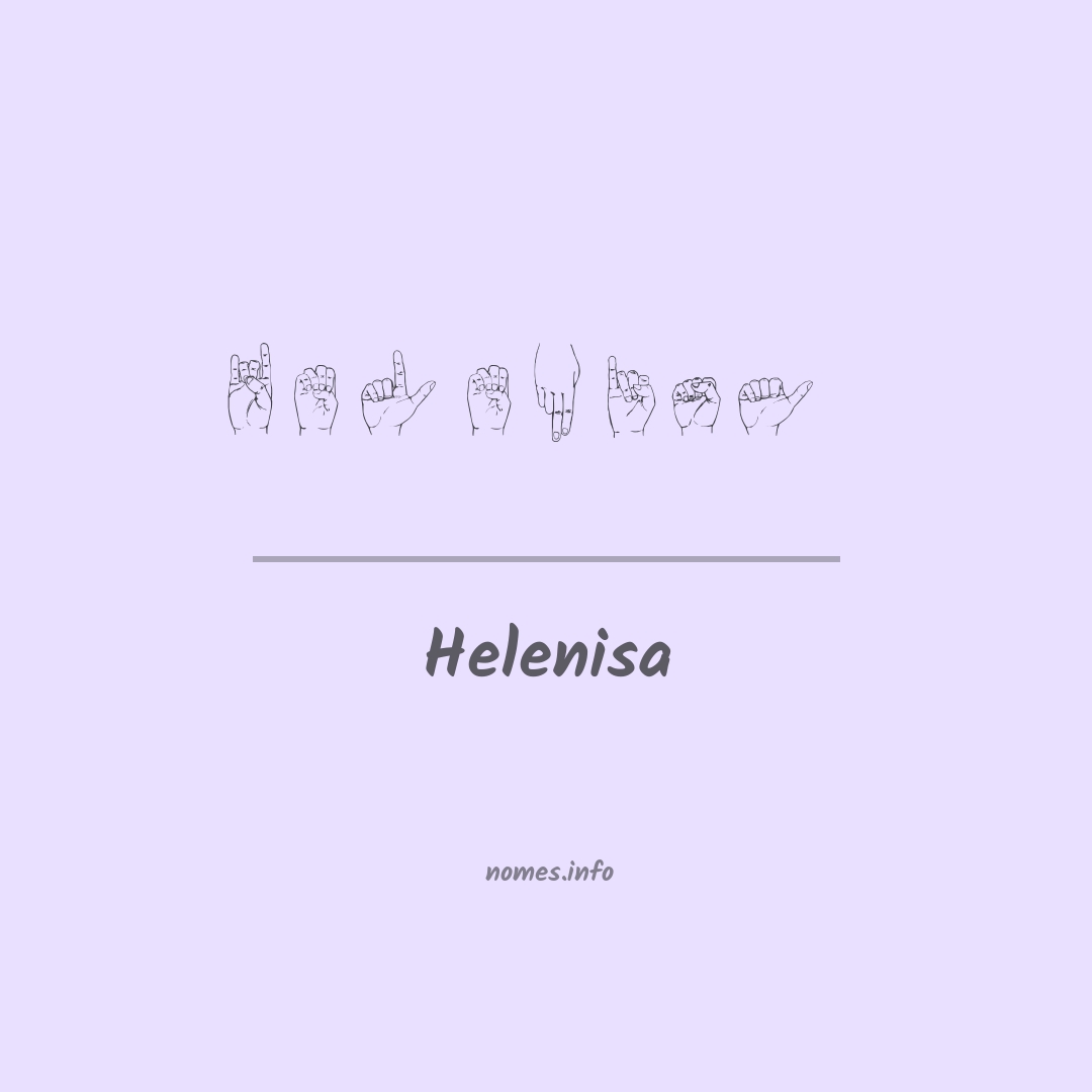 Helenisa em Libras