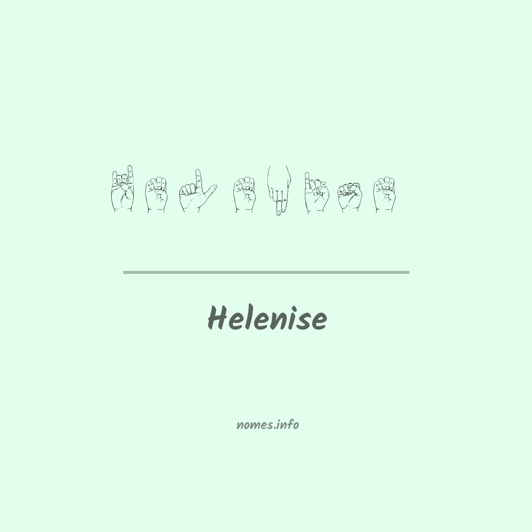 Helenise em Libras
