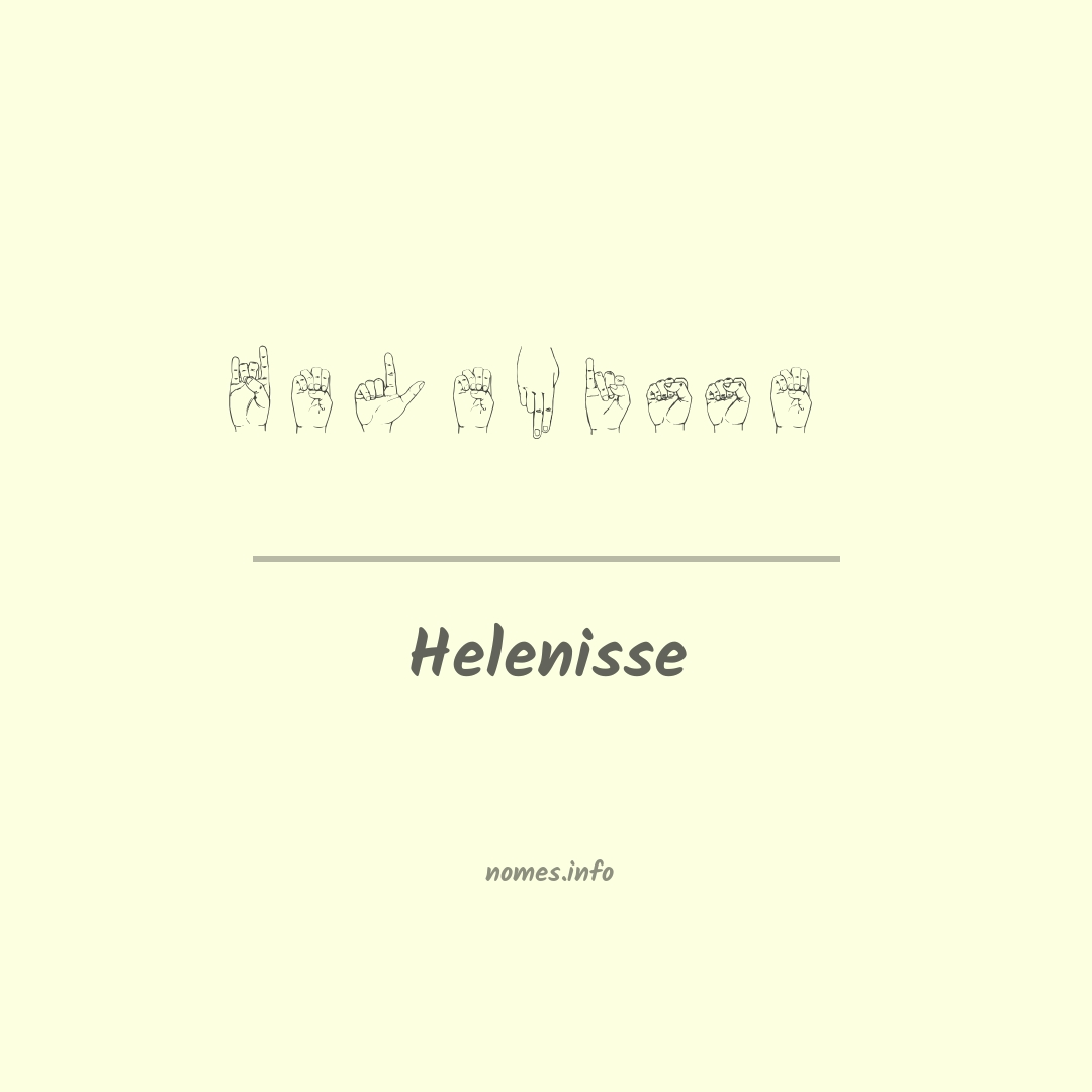 Helenisse em Libras