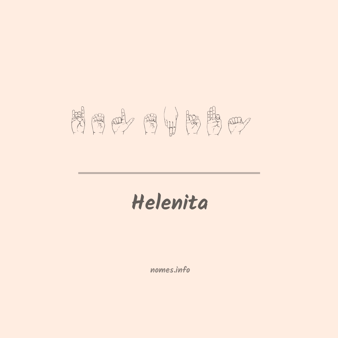 Helenita em Libras