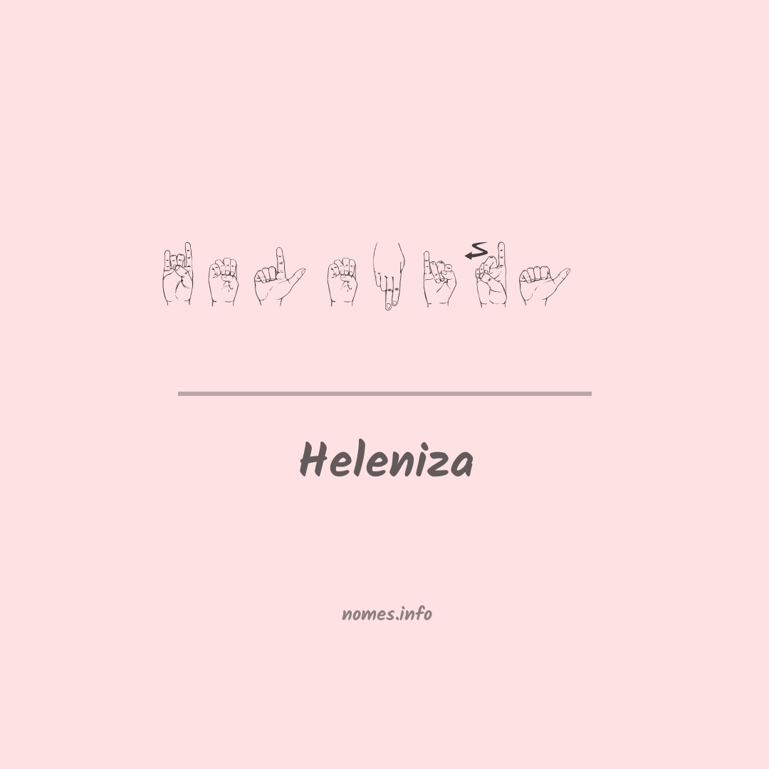 Heleniza em Libras