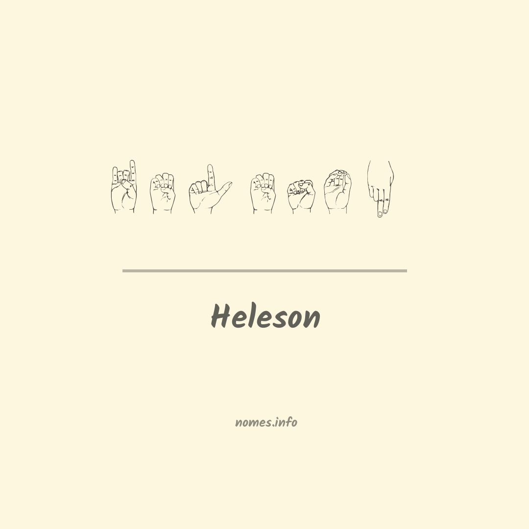 Heleson em Libras