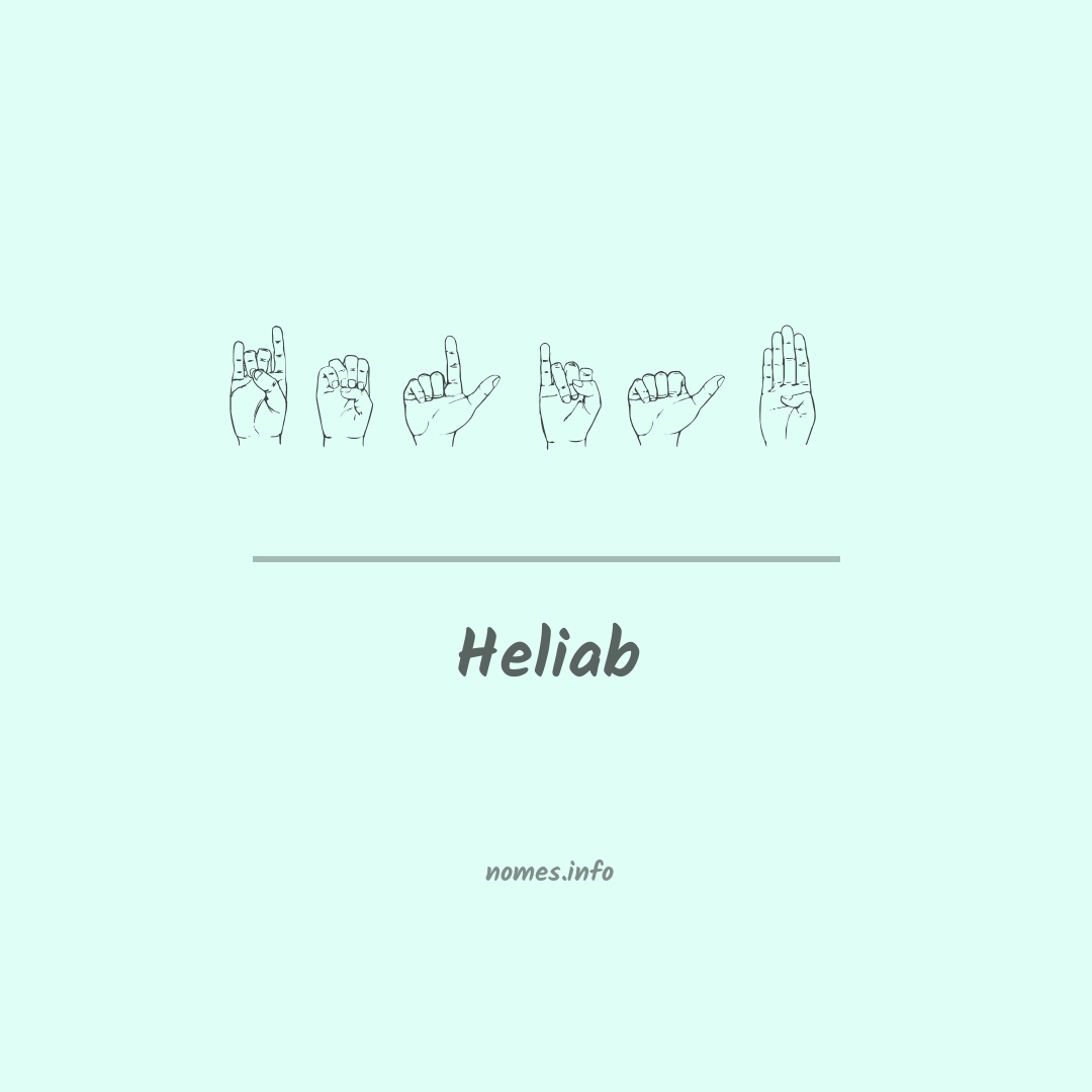 Heliab em Libras