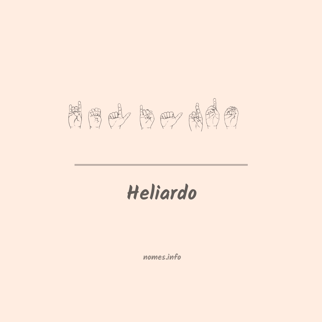 Heliardo em Libras