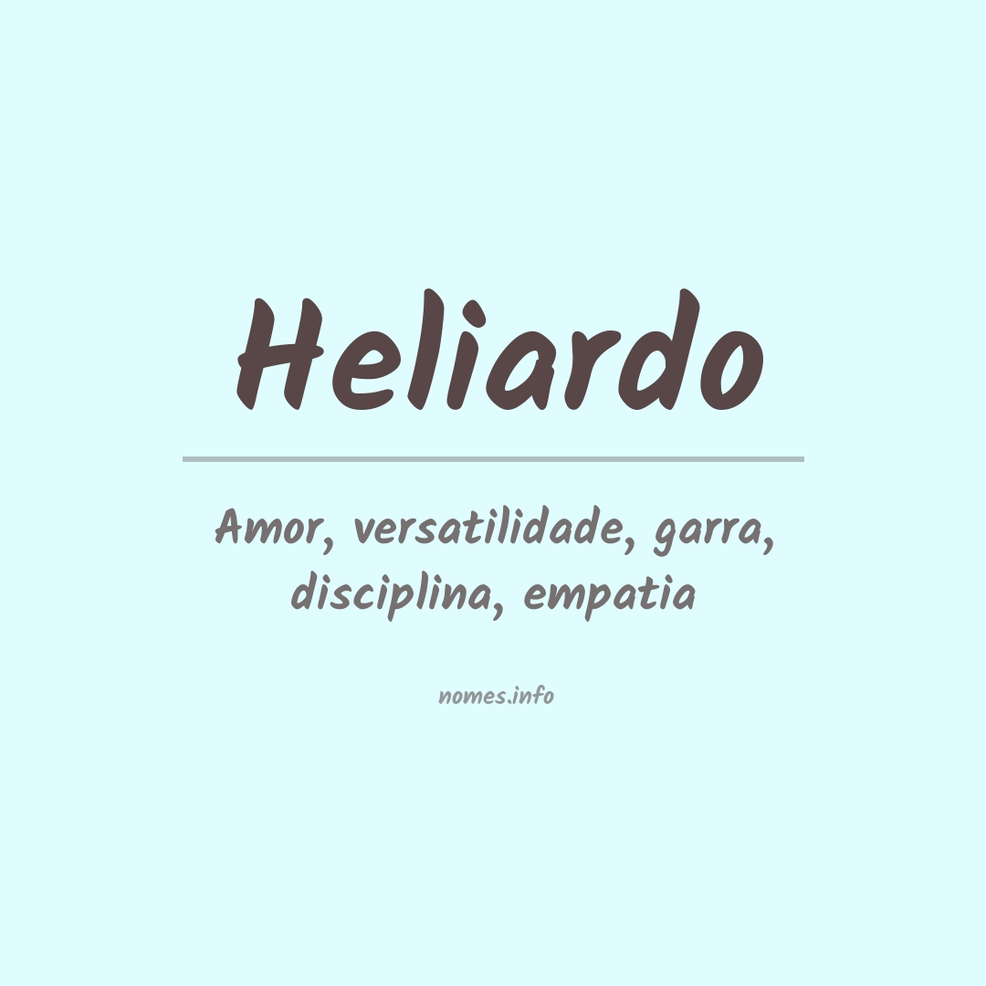 Significado do nome Heliardo