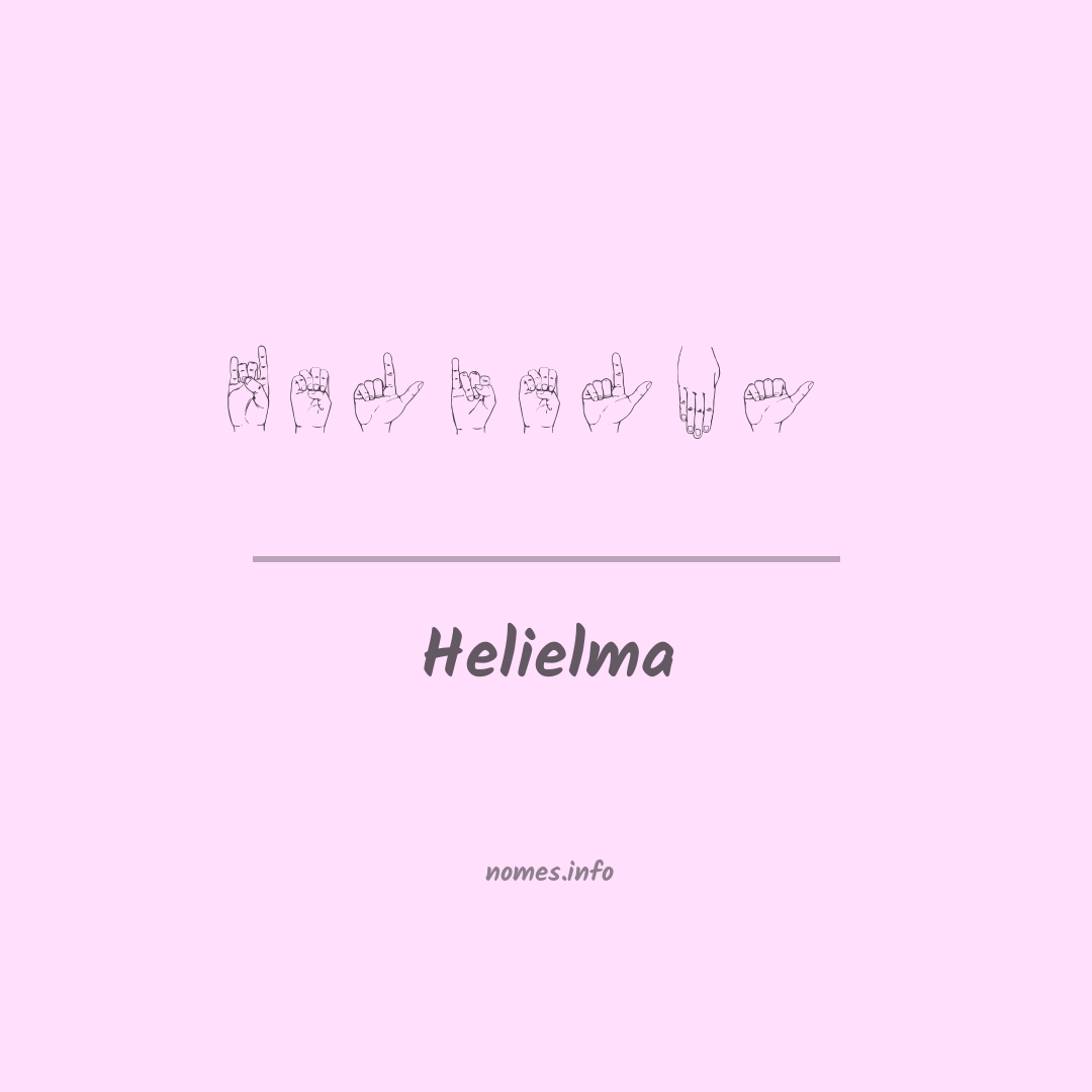 Helielma em Libras