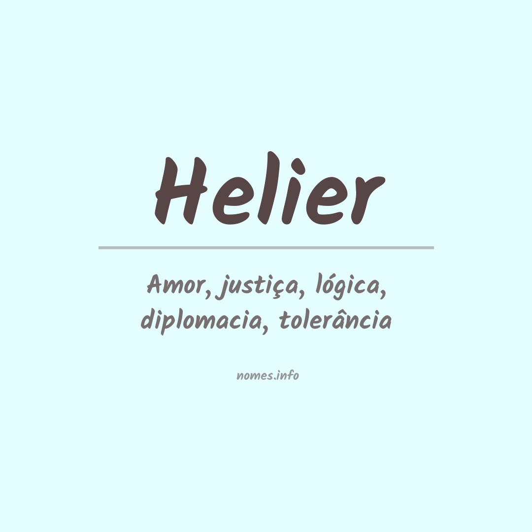 Significado do nome Helier