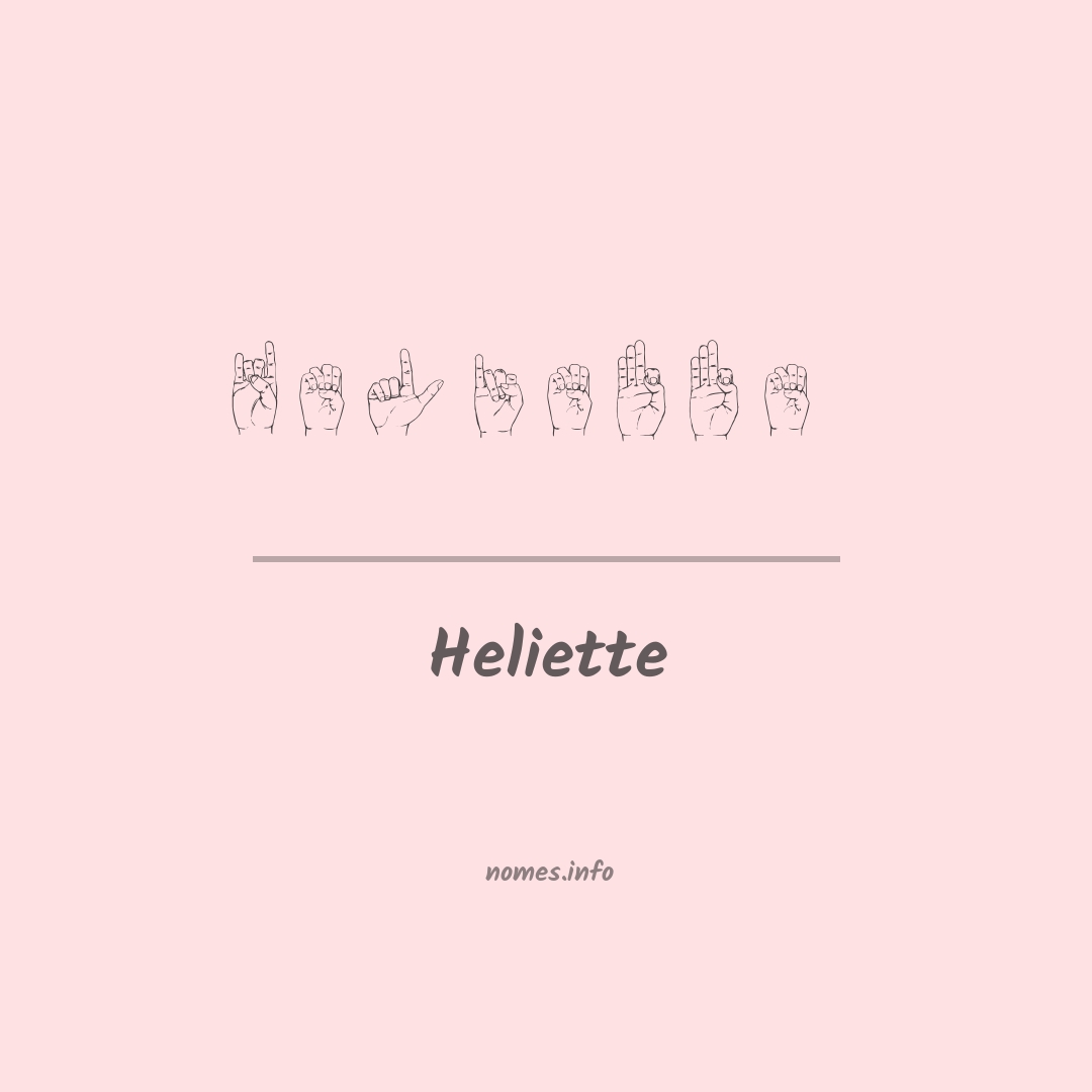 Heliette em Libras