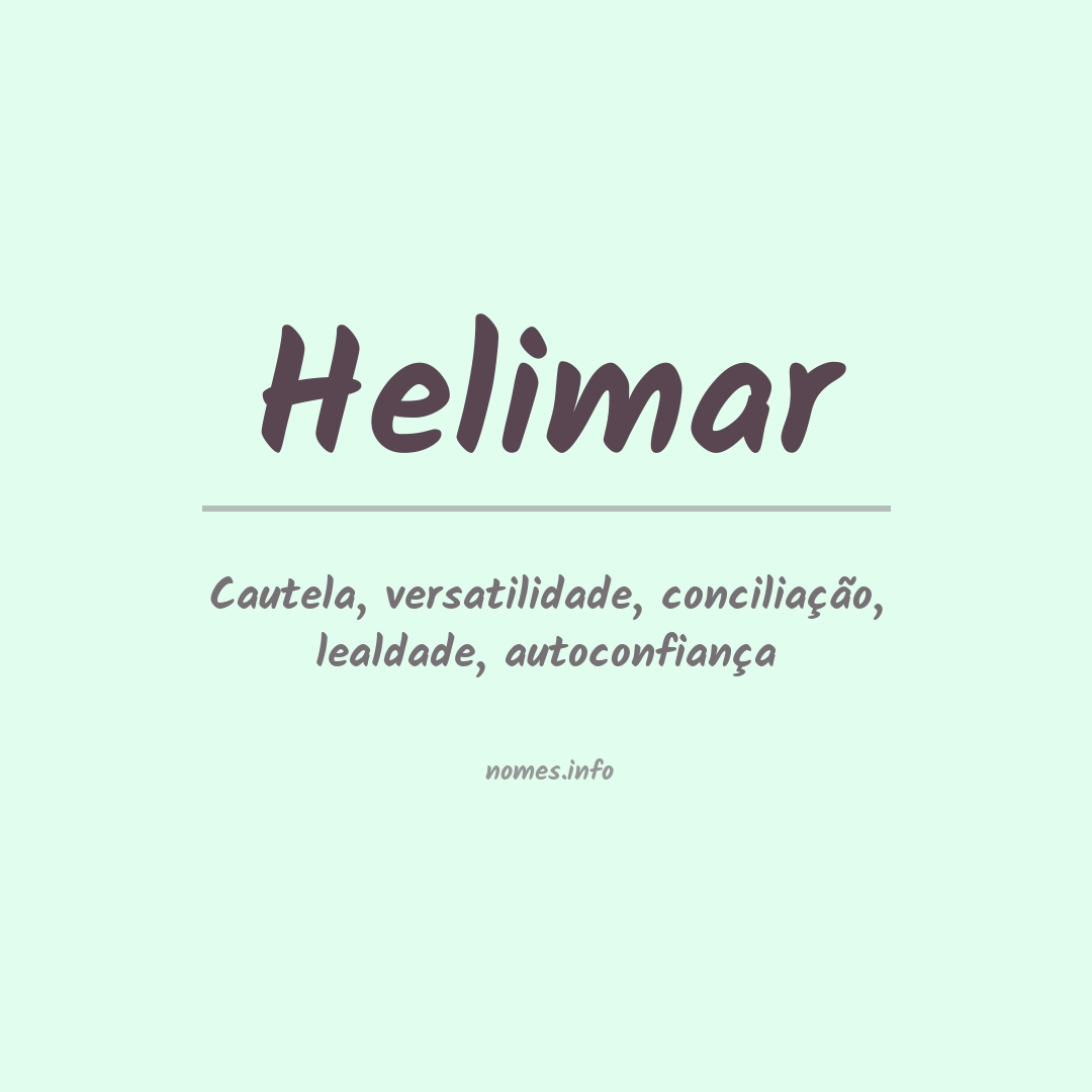 Significado do nome Helimar