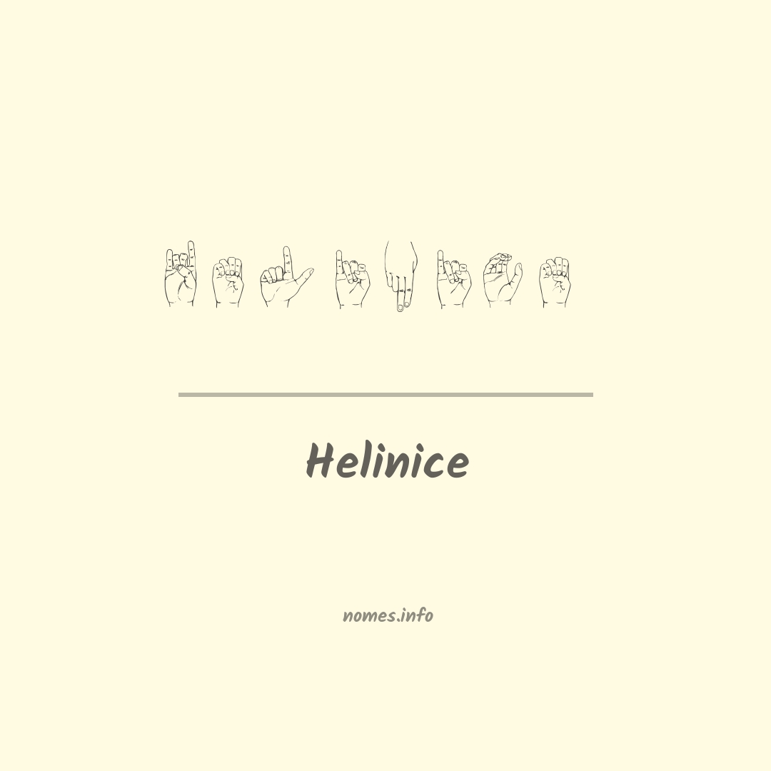 Helinice em Libras