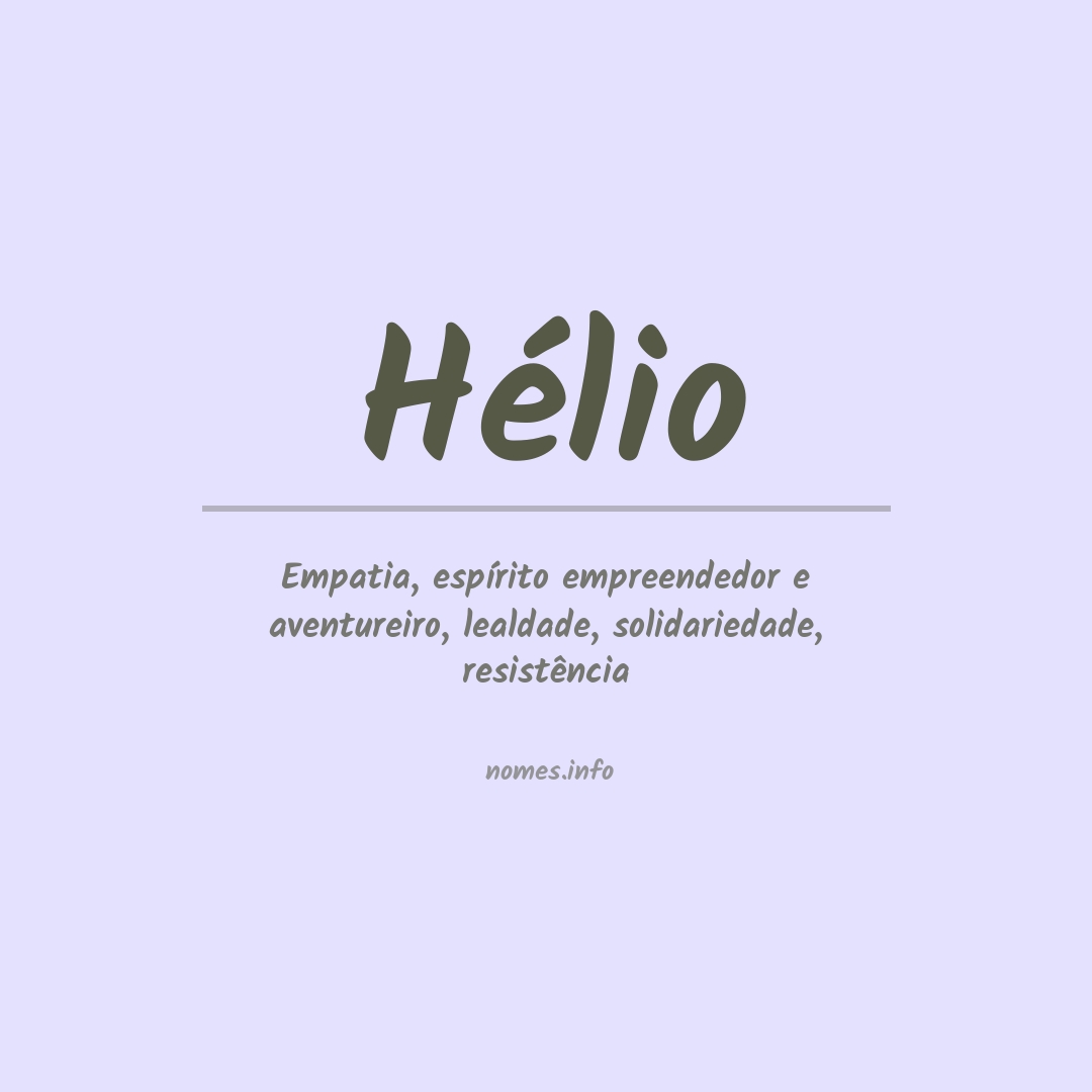 helio meaning