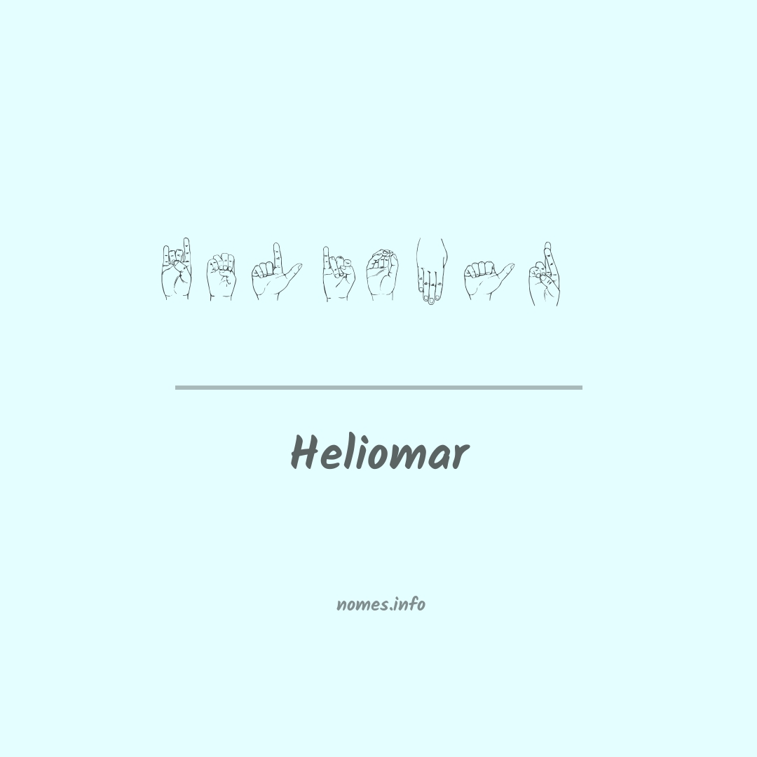 Heliomar em Libras