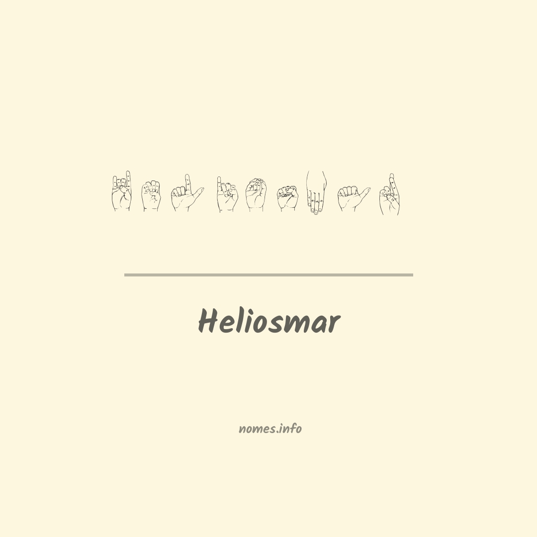 Heliosmar em Libras
