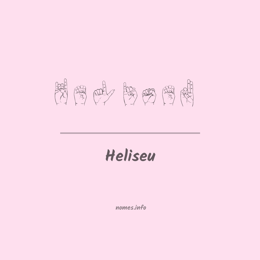 Heliseu em Libras