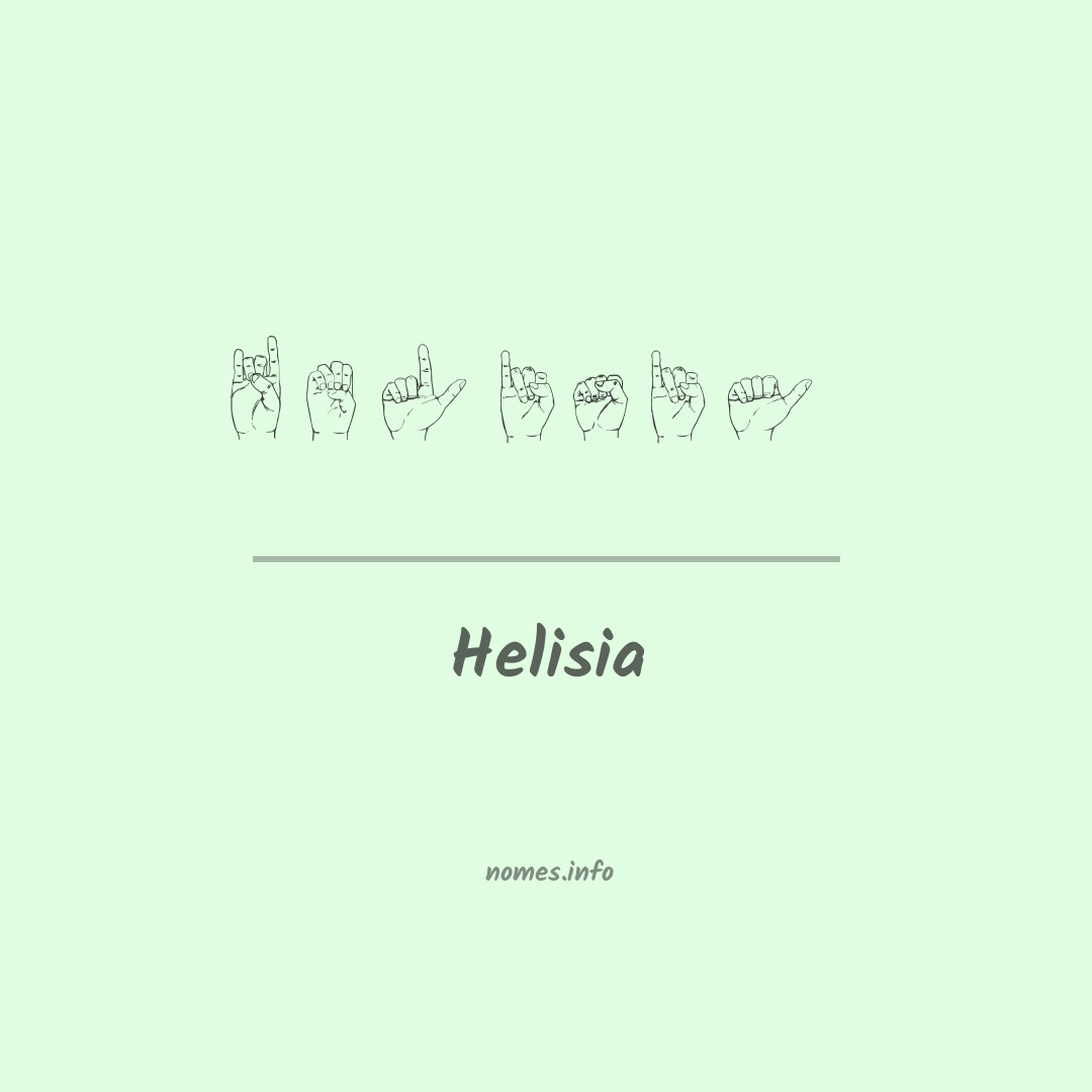 Helisia em Libras