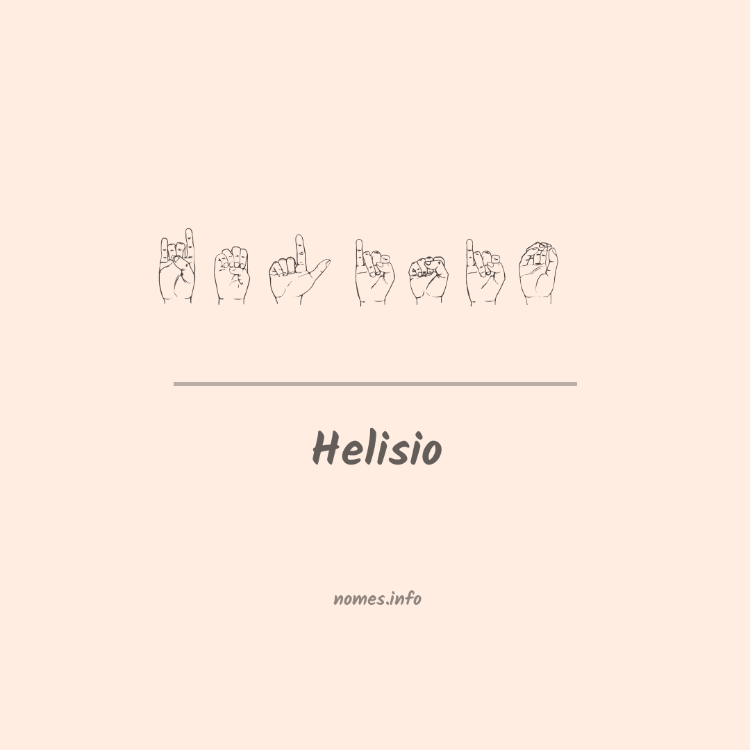 Helisio em Libras