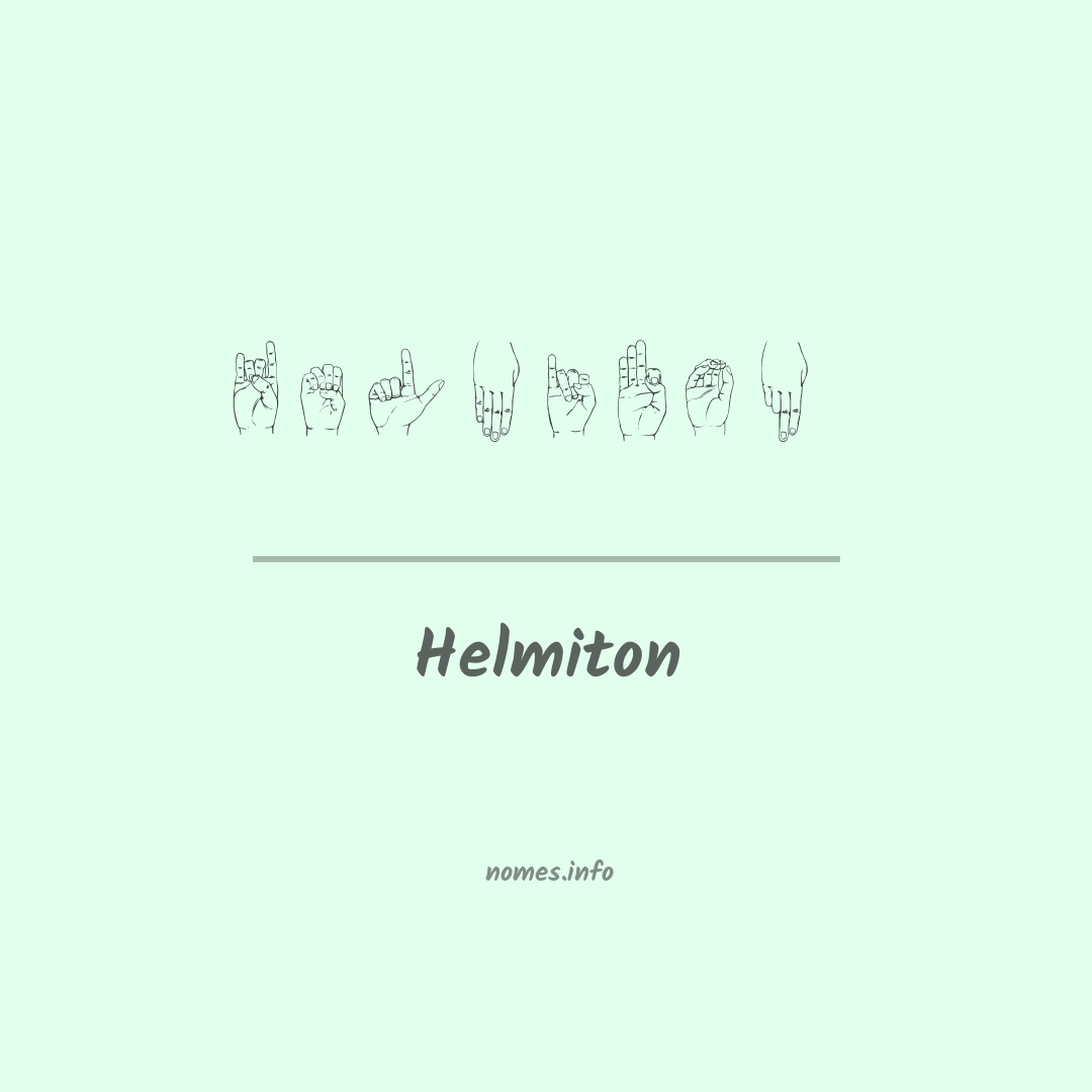 Helmiton em Libras