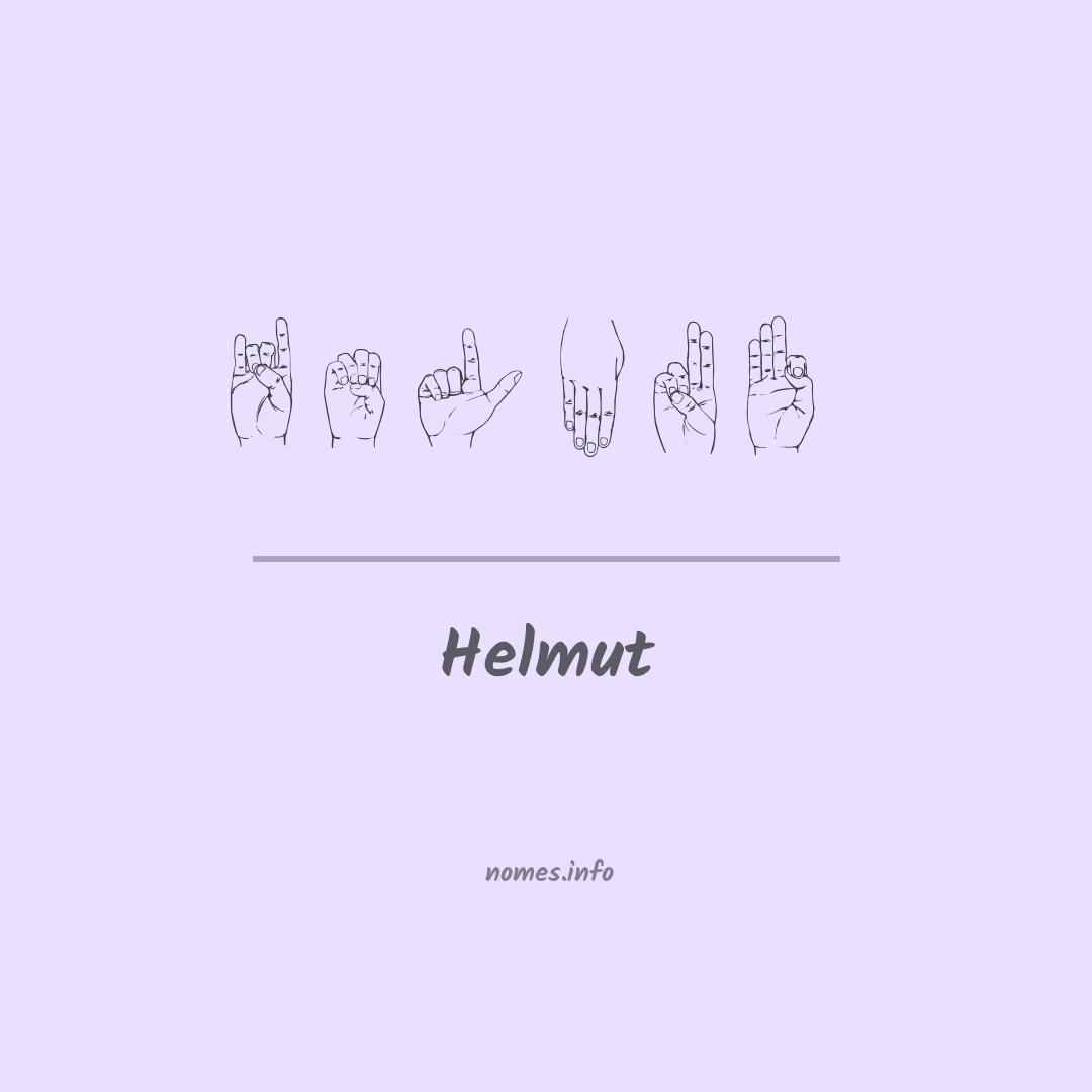 Helmut em Libras