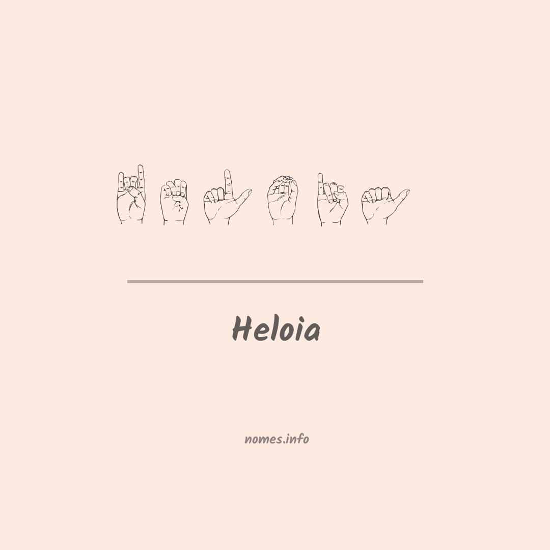 Heloia em Libras