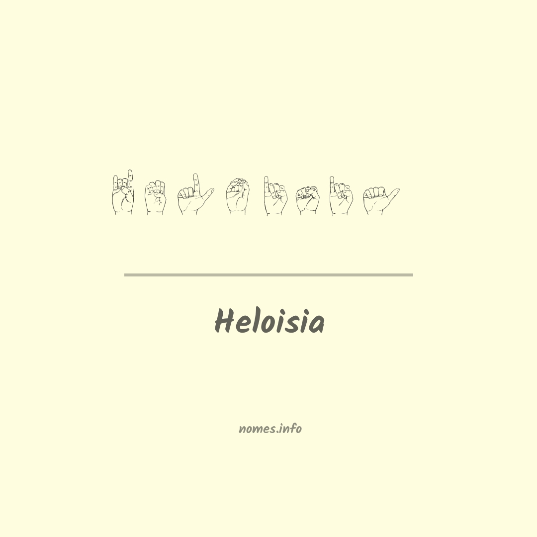 Heloisia em Libras