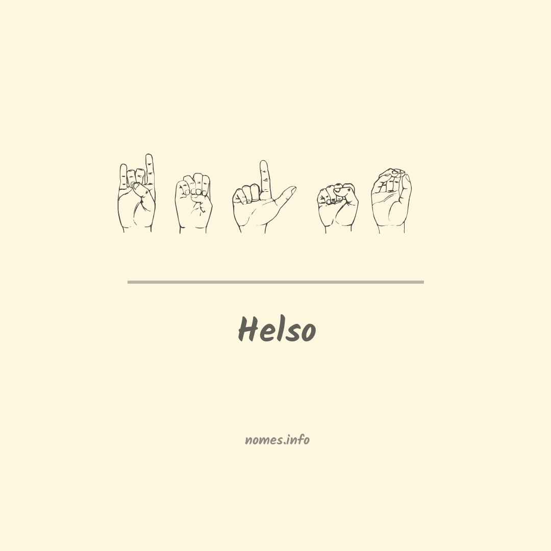 Helso em Libras