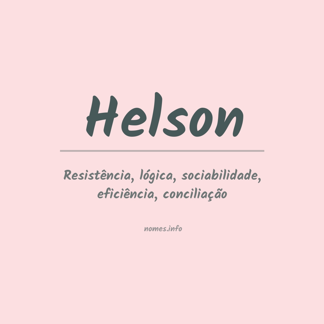 Significado do nome Helson
