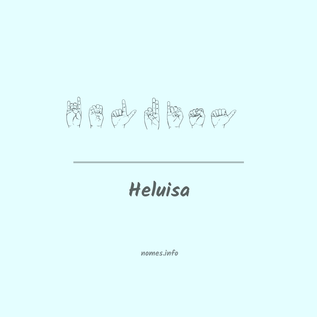 Heluisa em Libras