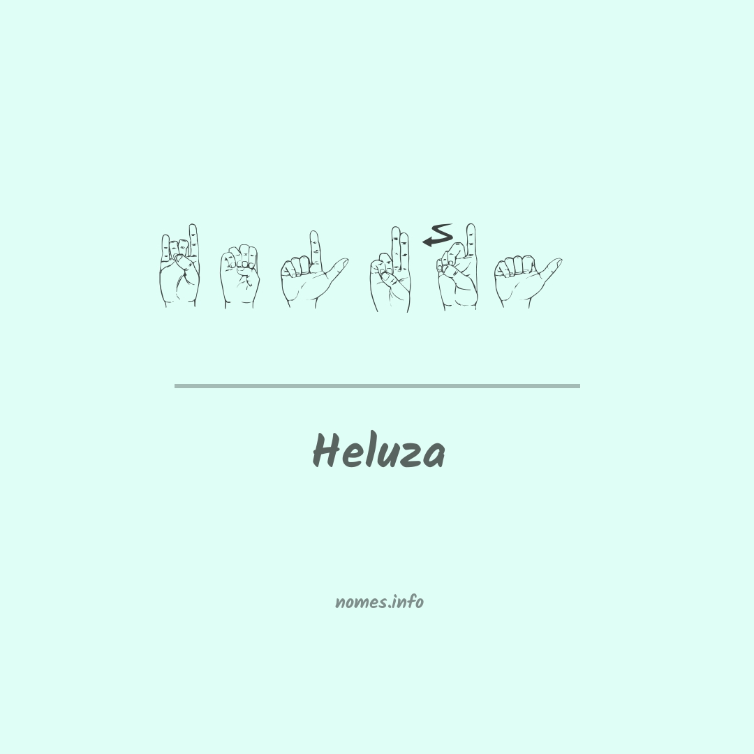 Heluza em Libras
