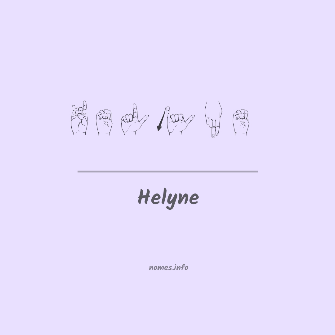 Helyne em Libras