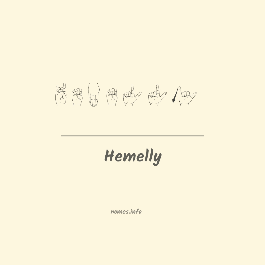 Hemelly em Libras