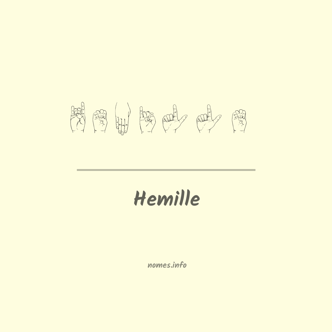 Hemille em Libras