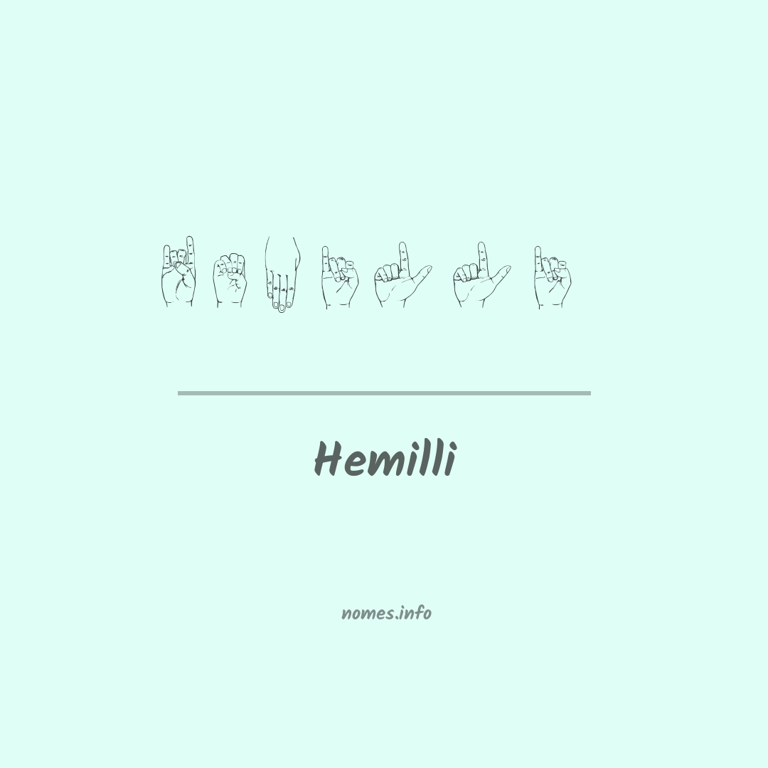 Hemilli em Libras
