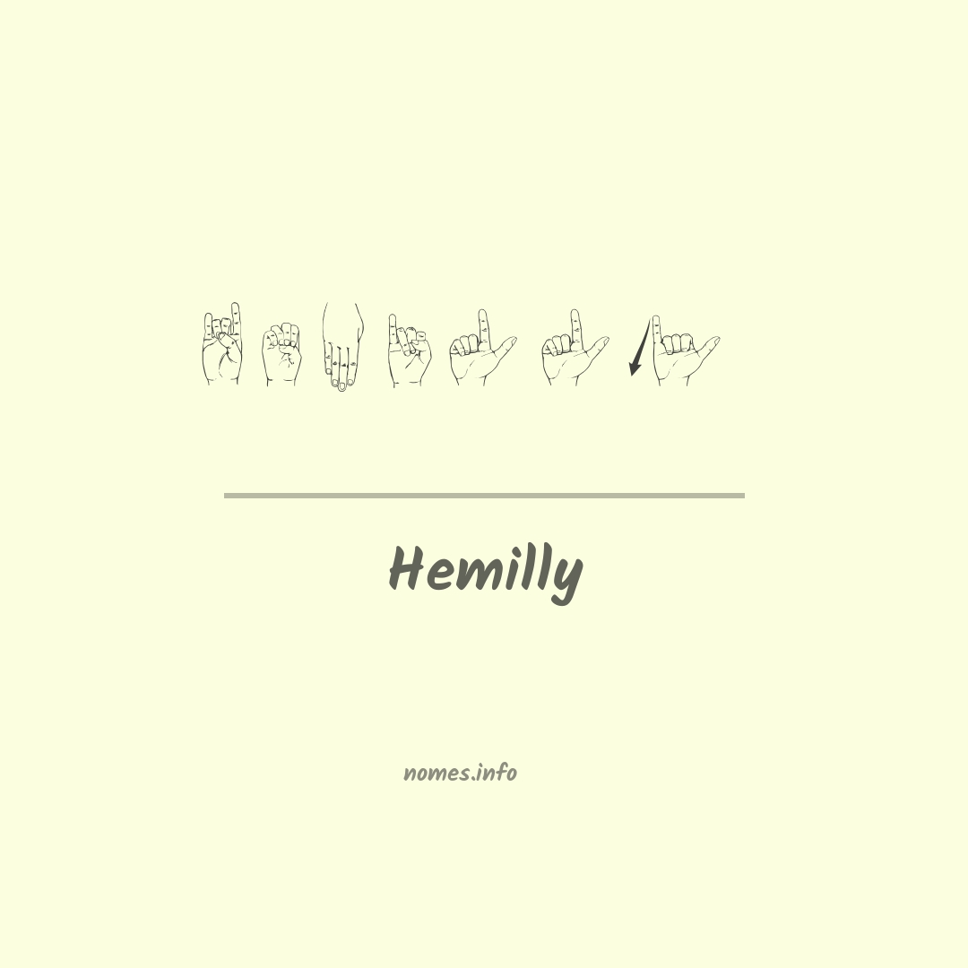 Hemilly em Libras