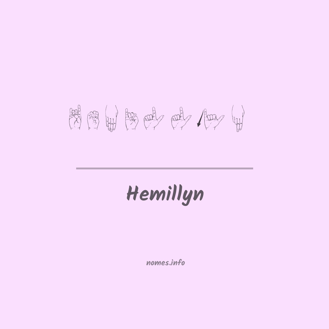 Hemillyn em Libras