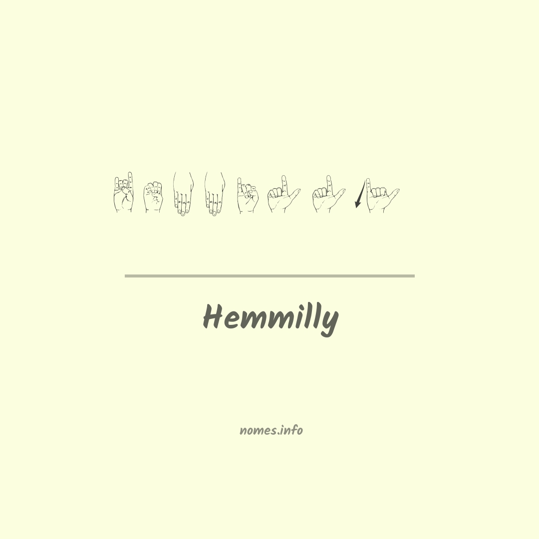 Hemmilly em Libras
