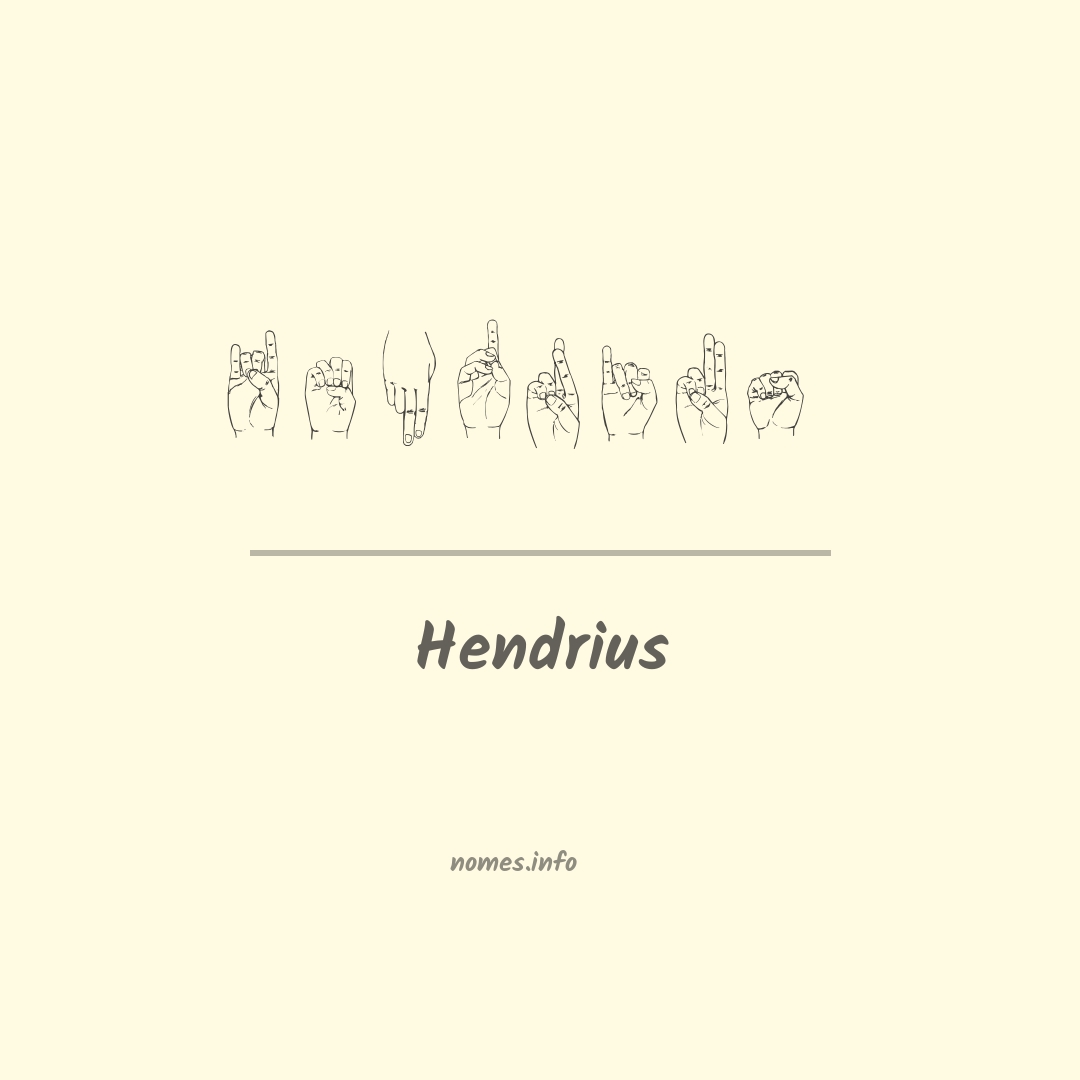 Hendrius em Libras