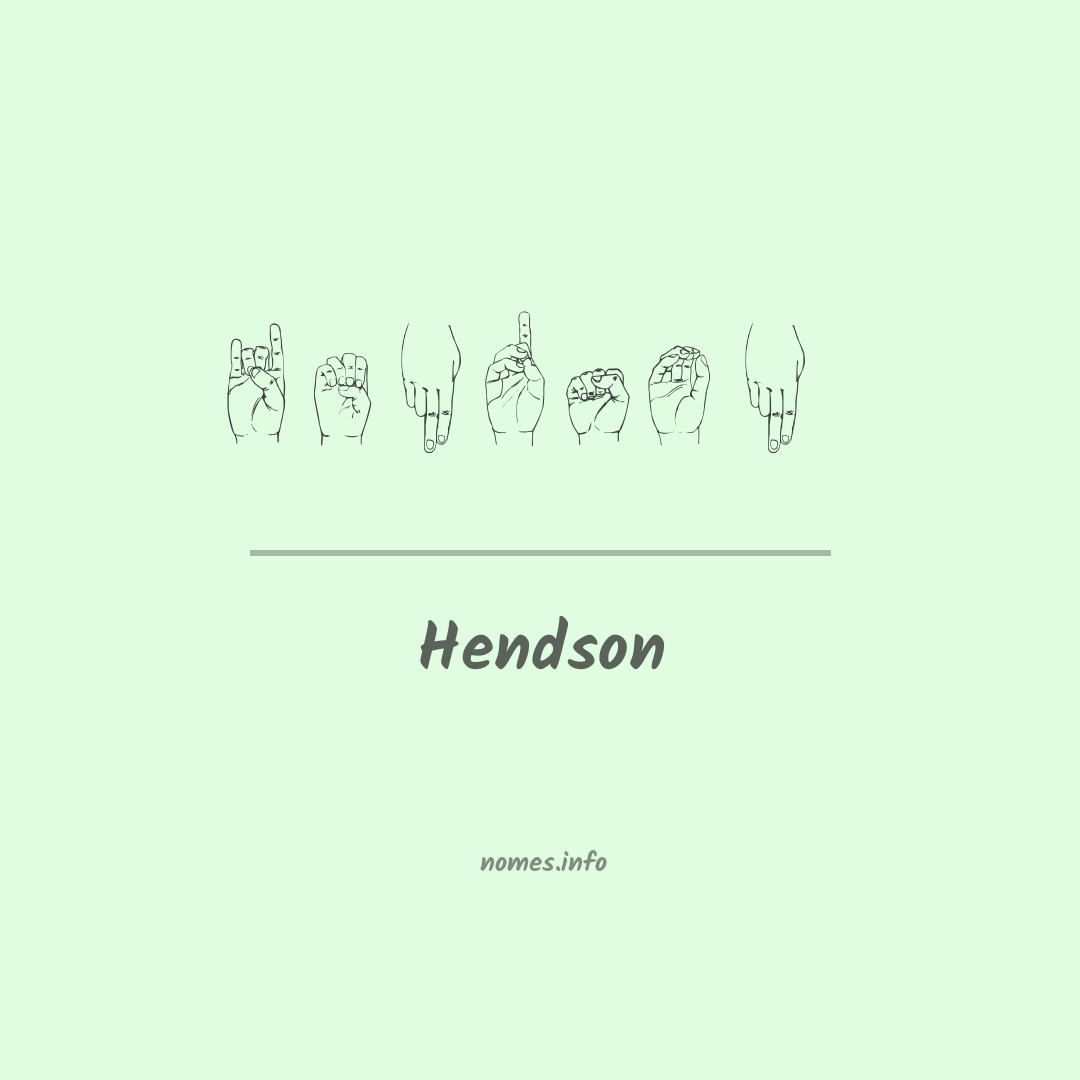Hendson em Libras Hendson em Libras