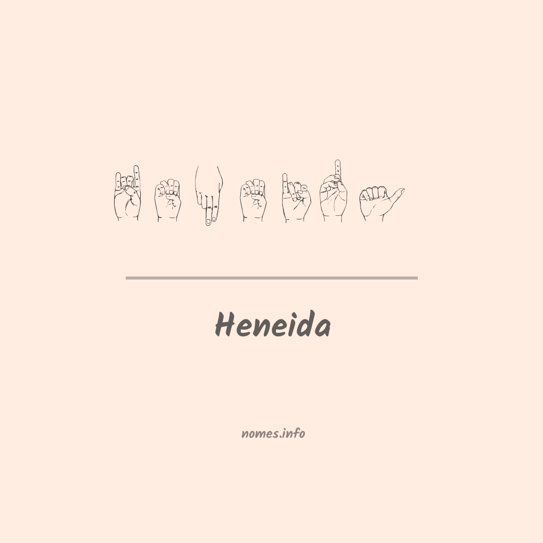 Heneida em Libras