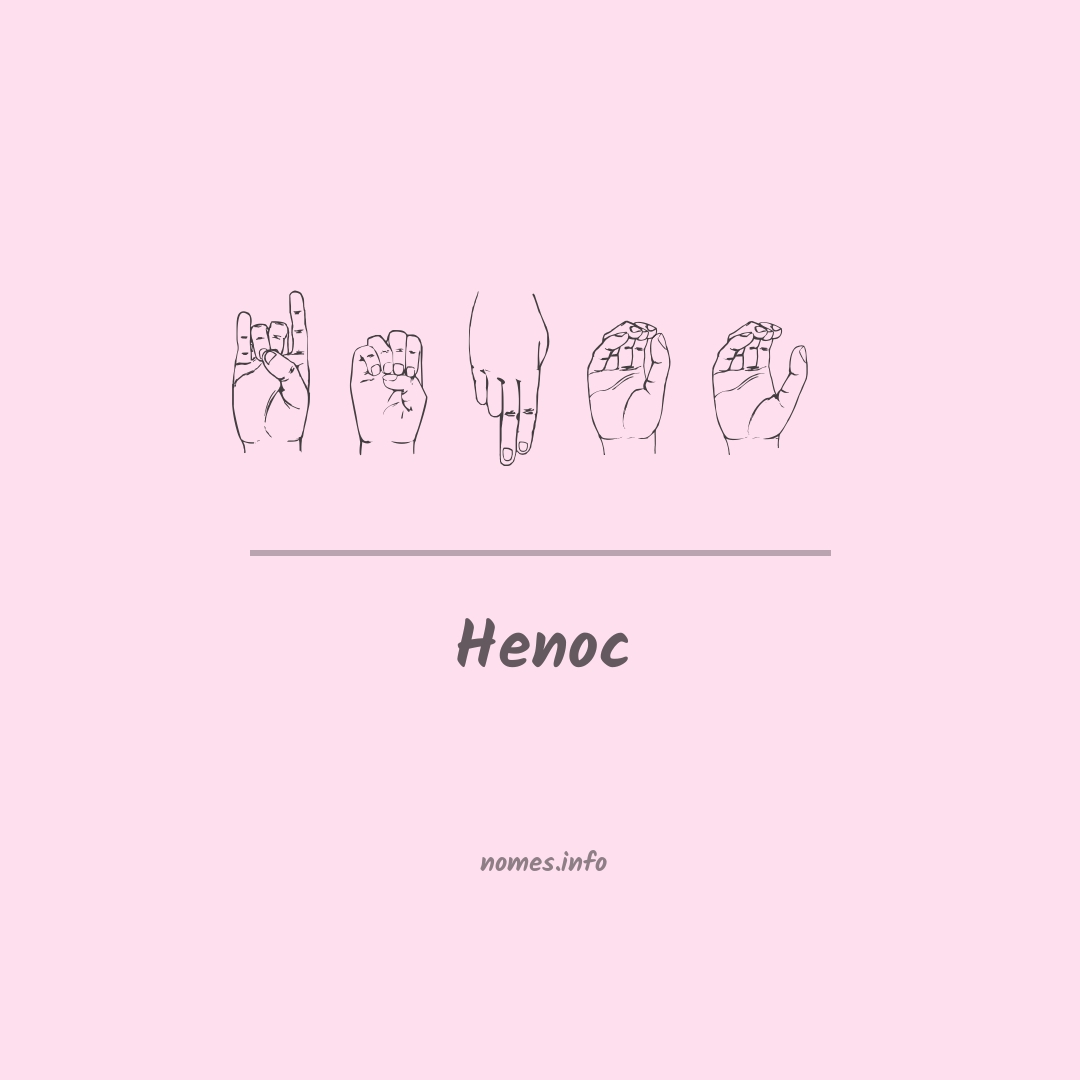 Henoc em Libras