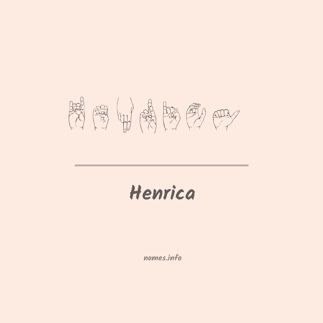 Henrica em Libras
