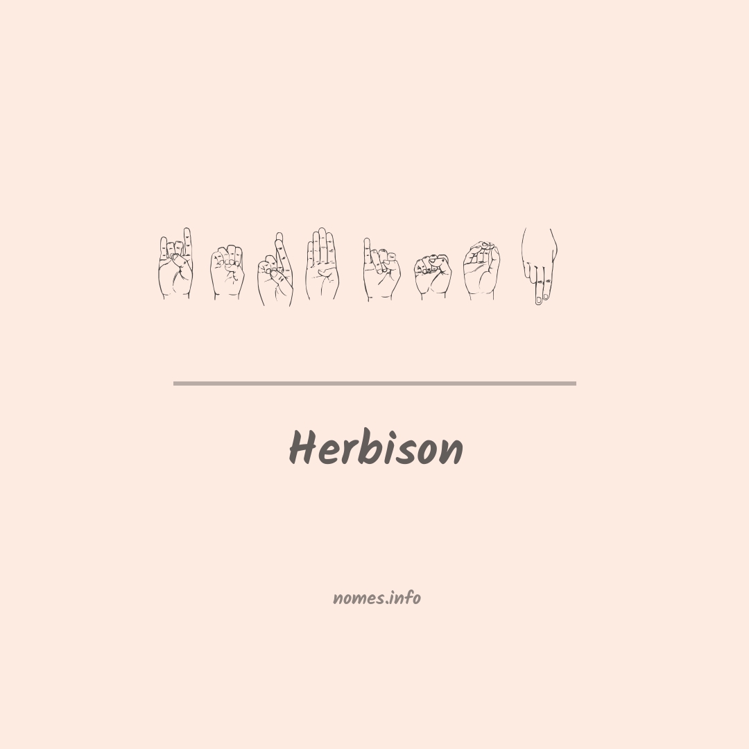 Herbison em Libras