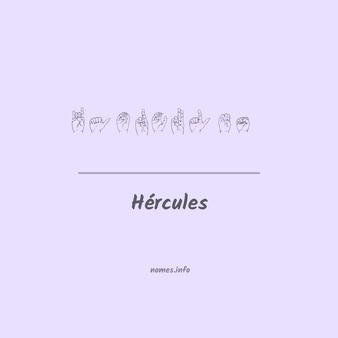 Hércules em Libras