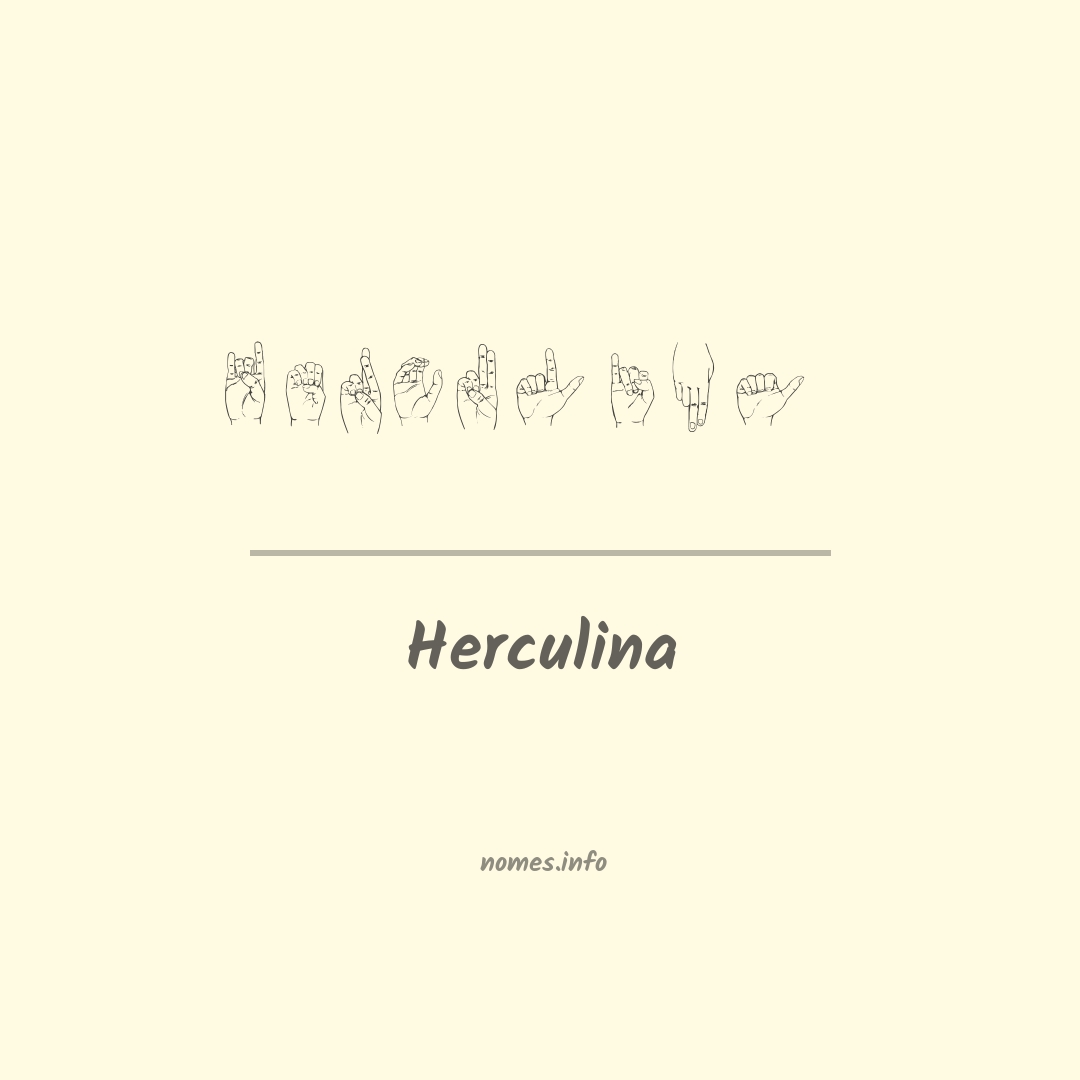 Herculina em Libras